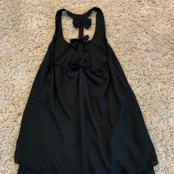 Black Mini Dress - Picture 3 of 4